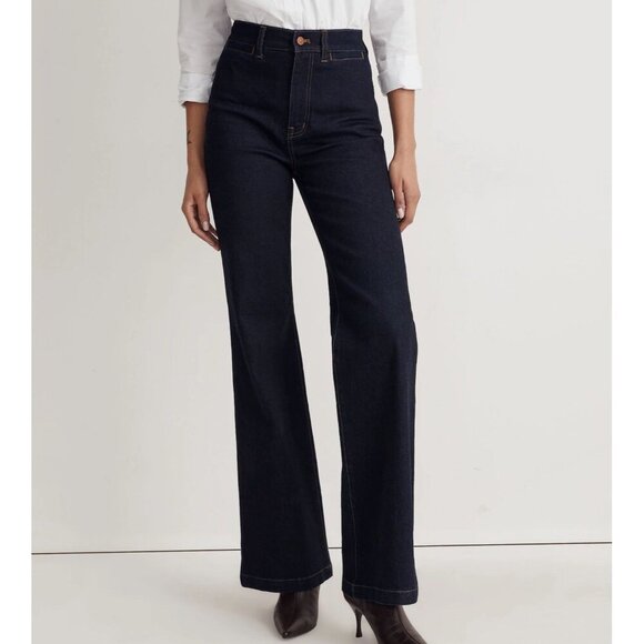 Madewell 11' High Rise in Insley Dark Denim Wash; Welt Pocket Edition Size 26 - Picture 1 of 17